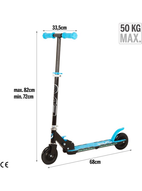 Scooter 2 ruote luci multicolore evo - Kiabi Scooter 2 ruote luci multicolore evo - Kiabi