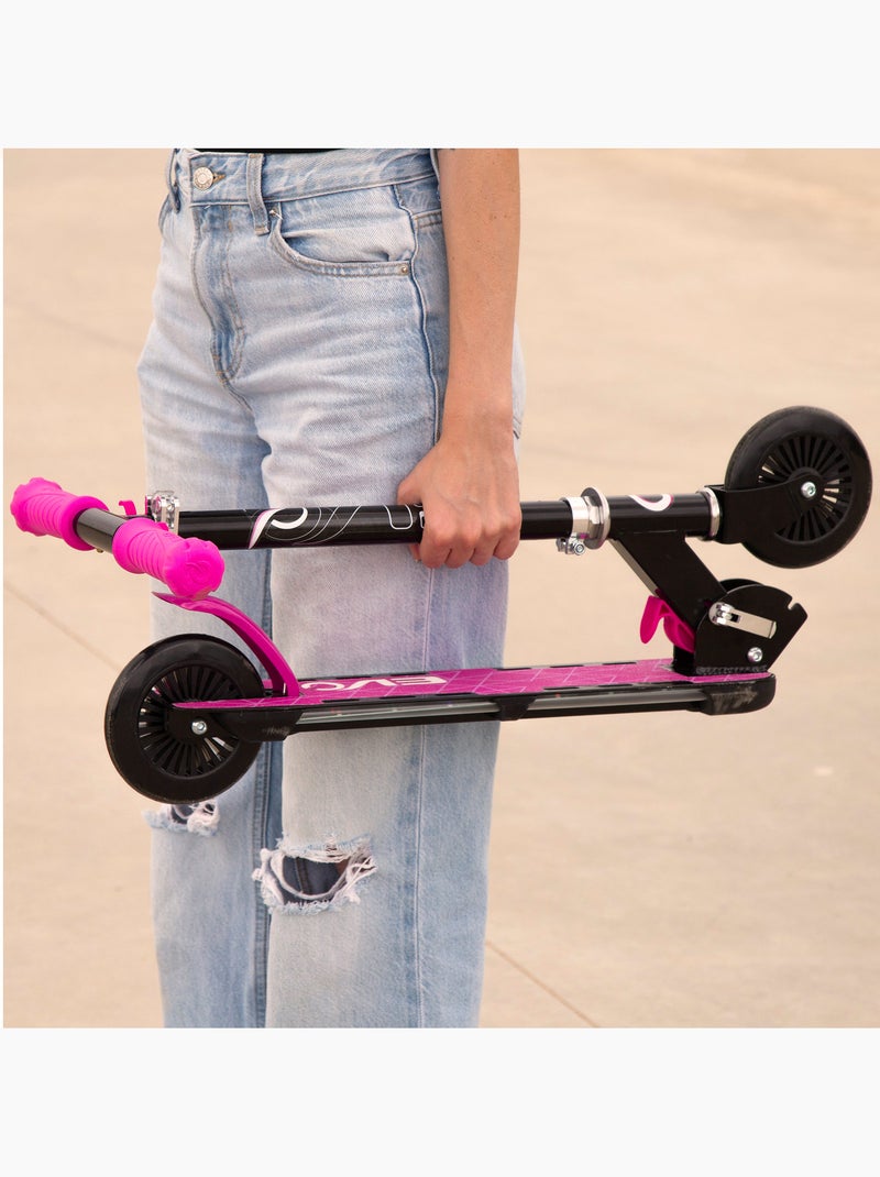 Scooter 2 ruote luci multicolore evo Rosa - Kiabi