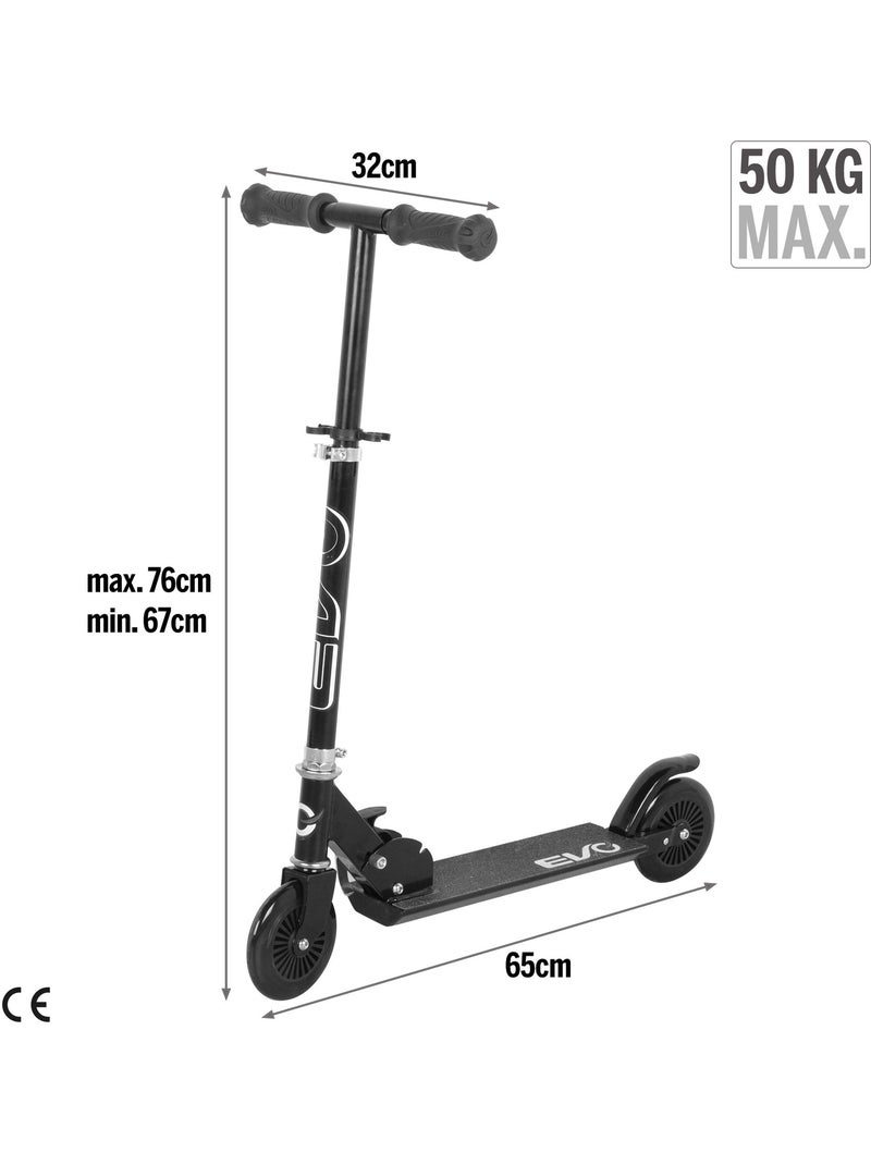 Scooter a 2 ruote pieghevole e regolabile evo Nero - Kiabi