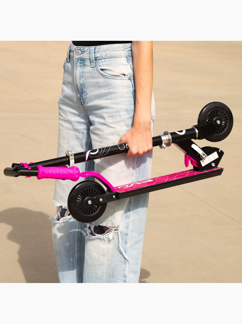 Scooter pieghevole e regolabile a 2 ruote evo Rosa - Kiabi