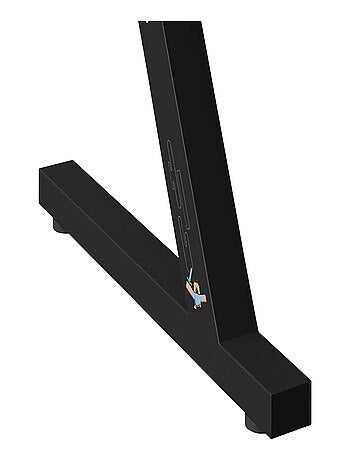 Scrivania gaming con LED, supporto cuffie e portabicchieri "Roba" – Minecraft