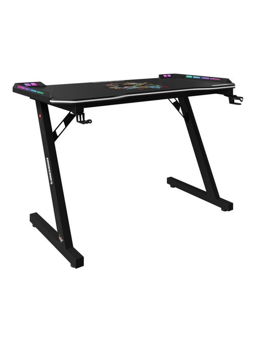 Scrivania gaming con LED, supporto cuffie e portabicchieri "Roba" – Minecraft - Kiabi