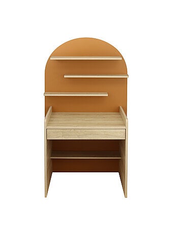Scrivania per bambini - design ad arco in legno di quercia - SAUTHON