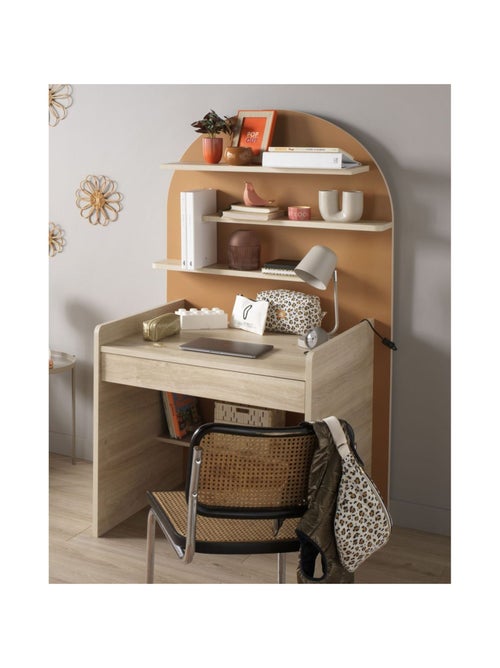 Scrivania per bambini - design ad arco in legno di quercia - SAUTHON - Kiabi