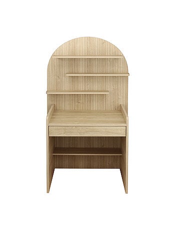 Scrivania per bambini - design ad arco in legno di quercia - SAUTHON