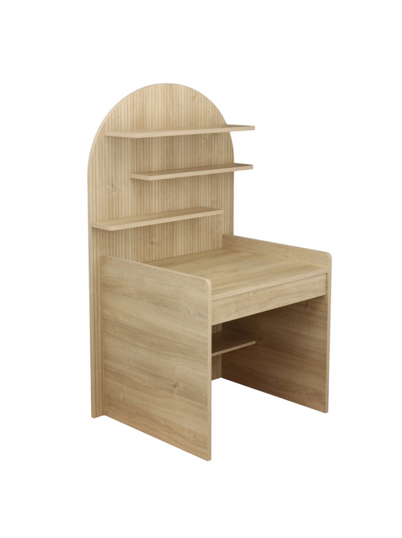 Scrivania per bambini - design ad arco in legno di quercia - SAUTHON Marrone - Kiabi