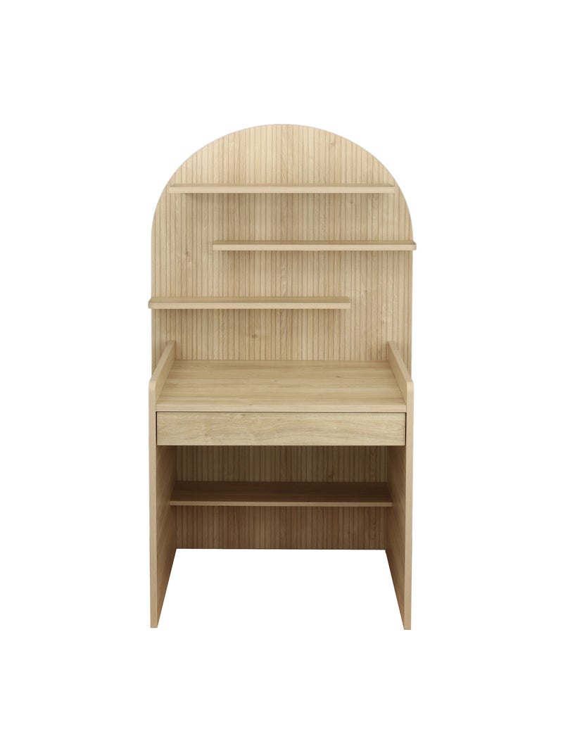 Scrivania per bambini - design ad arco in legno di quercia - SAUTHON Marrone - Kiabi