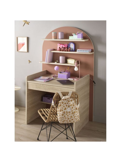 Scrivania per bambini - design ad arco in legno di quercia - SAUTHON - Kiabi