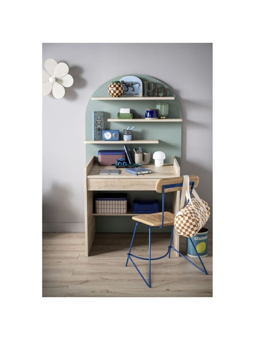 Scrivania per bambini - design ad arco in legno di quercia - SAUTHON - Kiabi