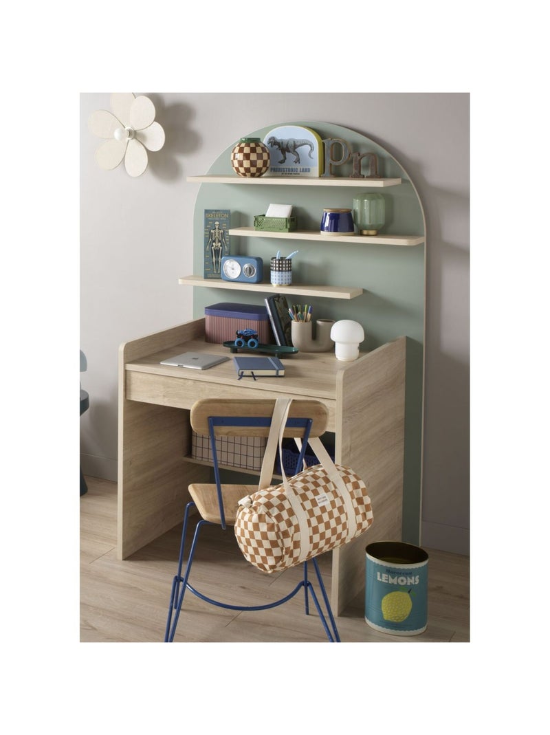 Scrivania per bambini - design ad arco in legno di quercia - SAUTHON Verde - Kiabi