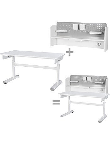 Scrivania per bambini Smart Grow con mensola