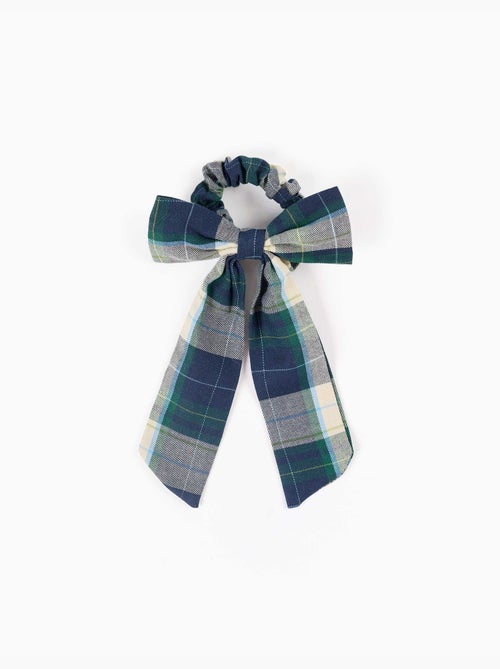 Scrunchie con fiocco a quadri b&s - Kiabi
