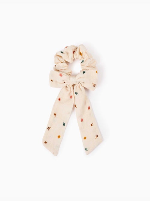 Scrunchie con fiocco e stampa floreale - Kiabi