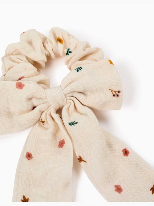 Scrunchie con fiocco e stampa floreale - Kiabi
