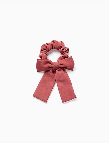 Scrunchie con fiocco in cotone