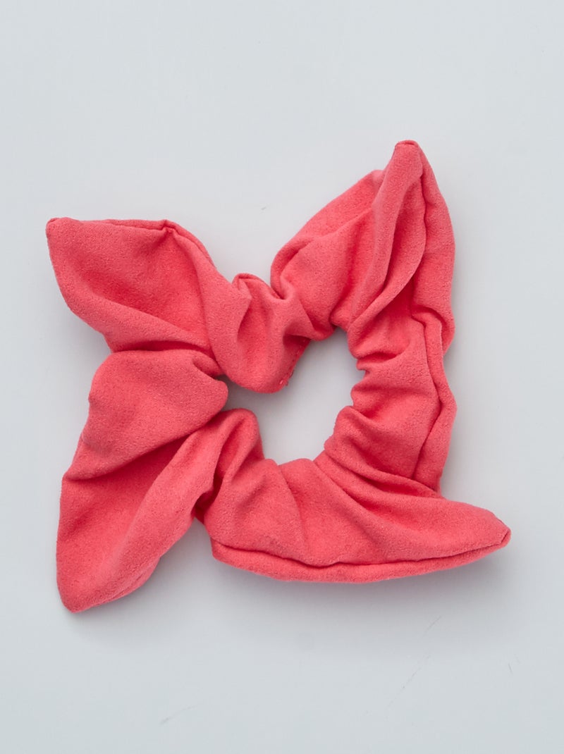 Scrunchie quadrato in finto camoscio ROSA - Kiabi