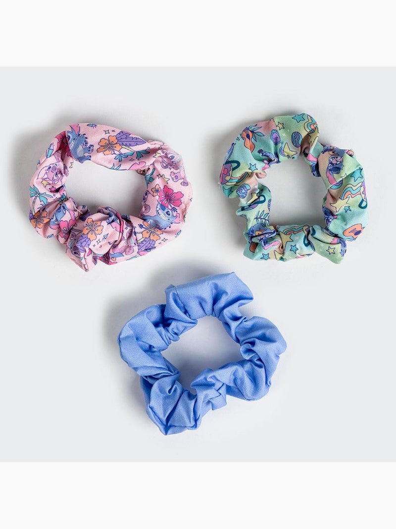 Scrunchies antiscivolo morbidi Stitch bambino: lotto di 3 Multicolore - Kiabi