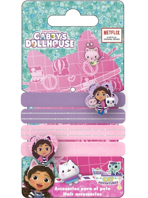 Scrunchies capelli bambino Gabby e la Casa Magica: lotto di 4 - Kiabi