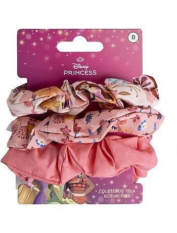 Scrunchies capelli bambino Principesse Disney multicolori: lotto di 3
