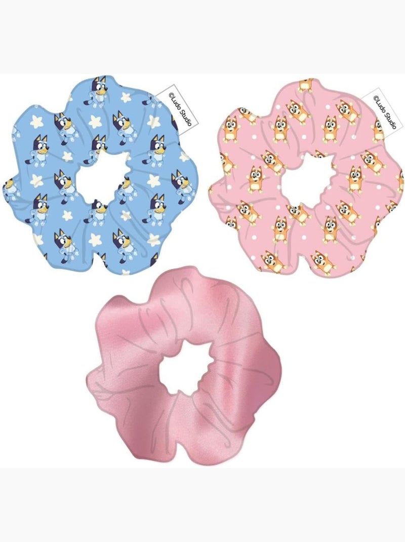 Scrunchies in tessuto Bluey bambino: lotto di 3 per capelli Multicolore - Kiabi
