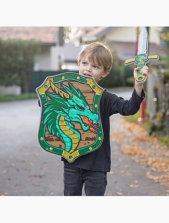 Scudo da cavaliere a tema drago in schiuma | great pretenders | great pretenders