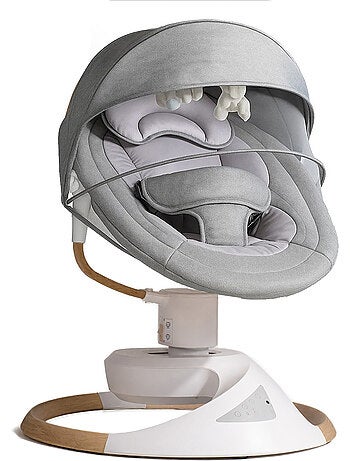 Sdraietta / altalena elettrica per bebè Emy di BEBE2LUXE Dondolio naturale Beige