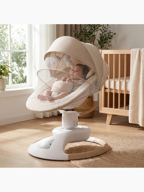 Sdraietta / altalena elettrica per bebè Emy di BEBE2LUXE Dondolio naturale - Kiabi