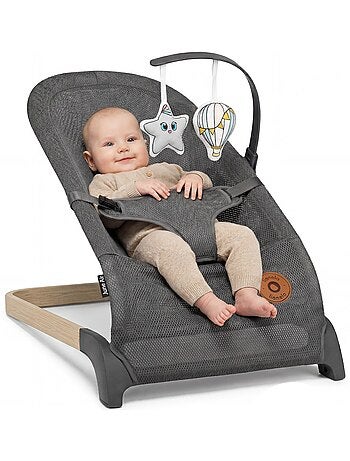 Sdraietta LIONELO June Air Baby - Movimento di oscillazione naturale - Leggera - Pieghevole piatta