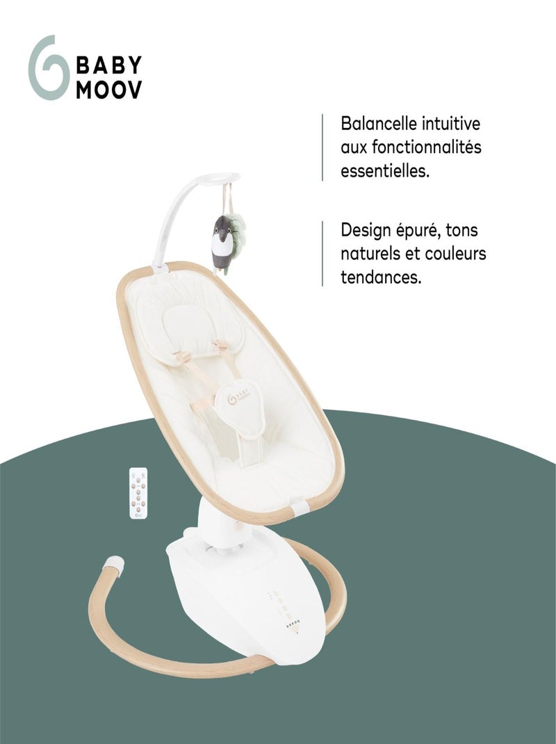 Sdraietta multifunzione e arco giochi Swoon Hoop, Sand 'Babymoov' Bianco - Kiabi
