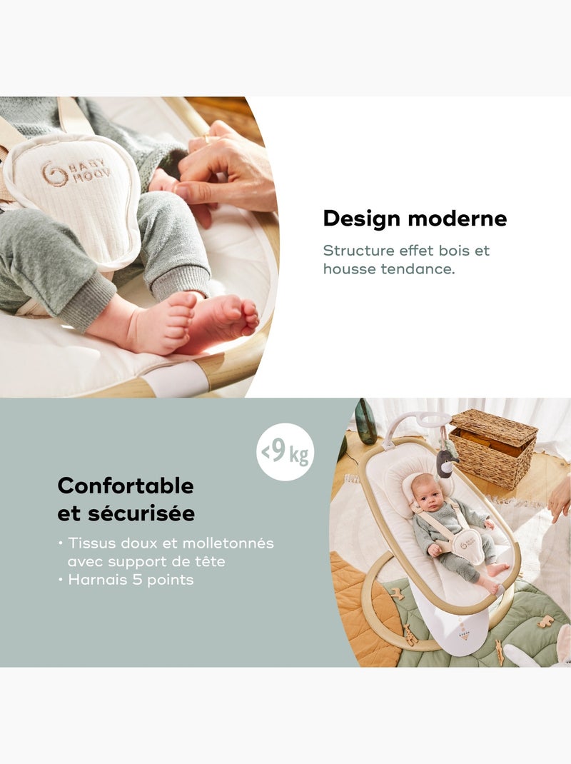 Sdraietta multifunzione e arco giochi swoon hoop, sand 'babymoov' Bianco - Kiabi