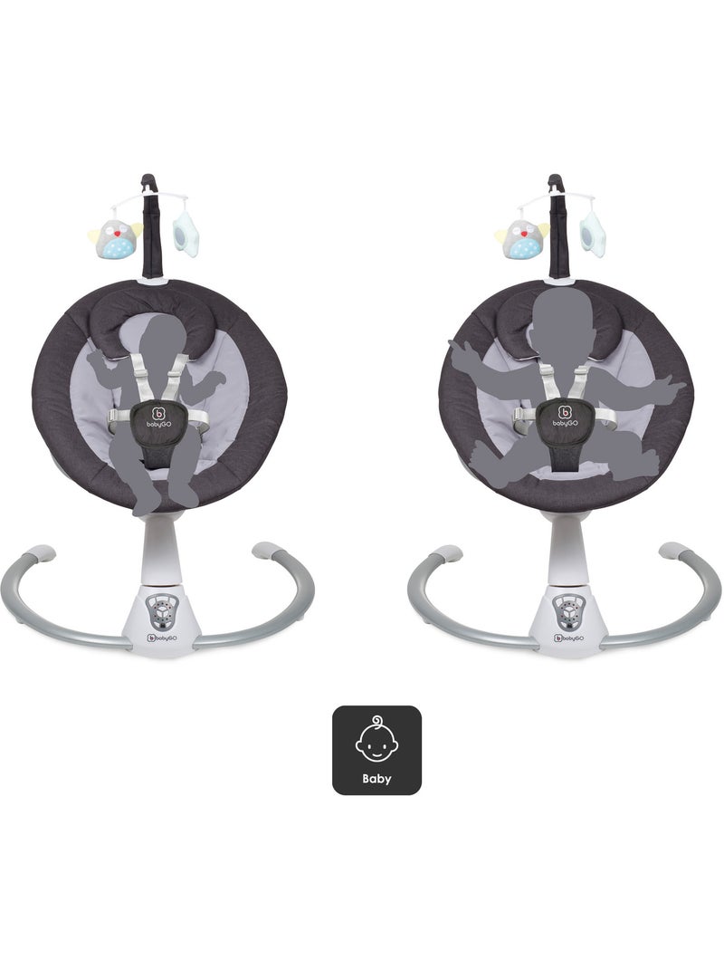 Sdraietta per neonati homey - babygo Bianco Grigio - Kiabi