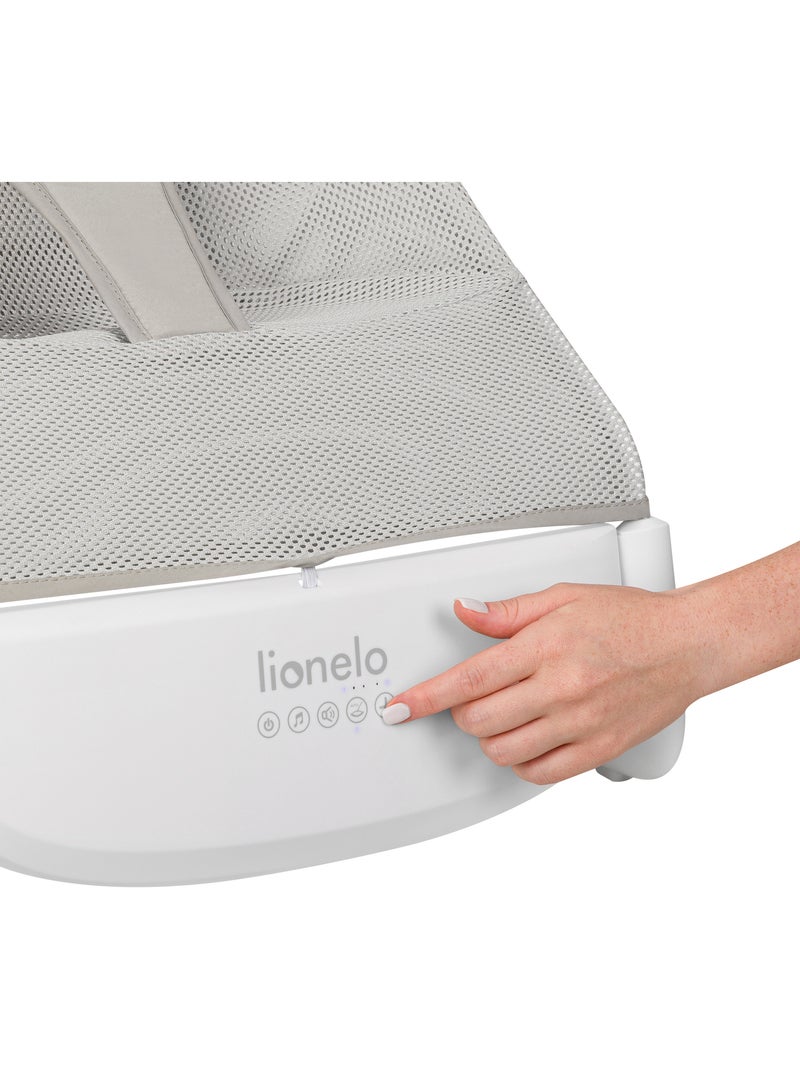 Sdraietta per neonati Lionelo Vinci – circolazione dell’aria – leggera – 3 modalità di dondolio Grigio - Kiabi
