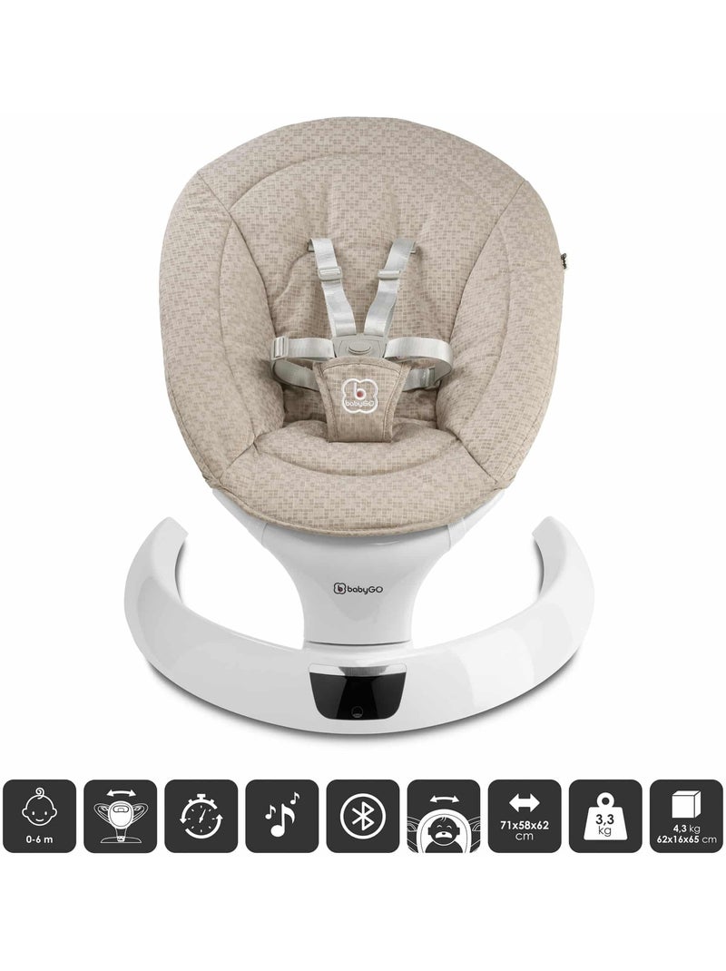 Sdraietta per neonati Swing - BabyGo Beige - Kiabi