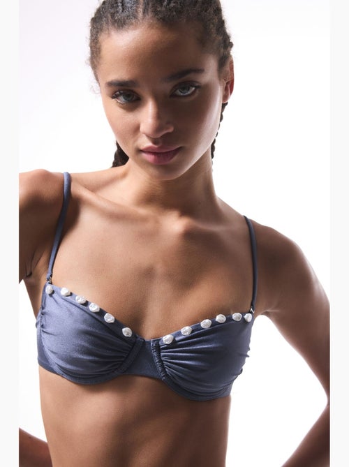 Seashell top bikini con ferretto penti - Kiabi Seashell top bikini con ferretto penti - Kiabi