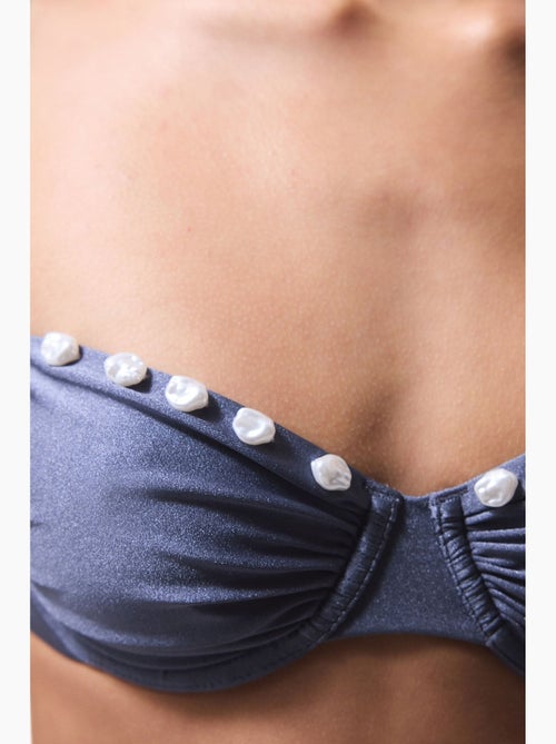 Seashell top bikini con ferretto penti - Kiabi Seashell top bikini con ferretto penti - Kiabi