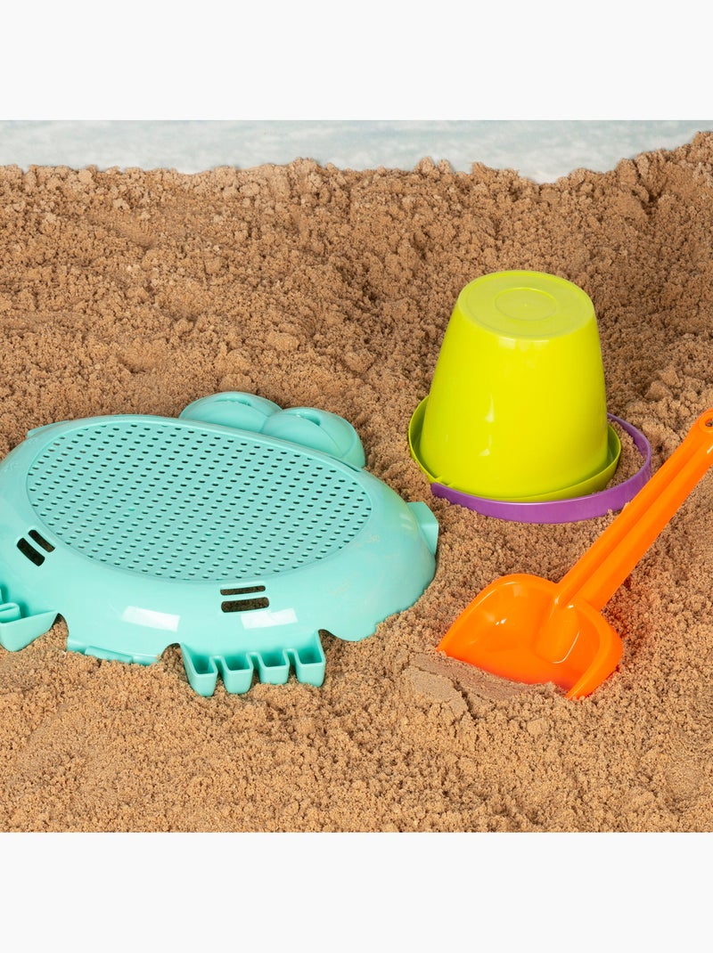 Secchio da spiaggia con accessori e stampi color beach N/D - Kiabi