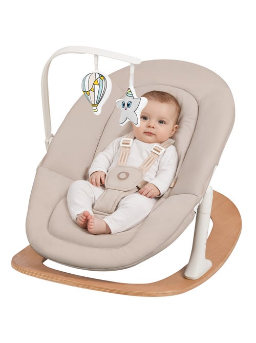 Sedia a dondolo per bambini LIONELO Celia - Ultraleggera - Fino a 9 kg - Movimento di dondolo natura - Kiabi
