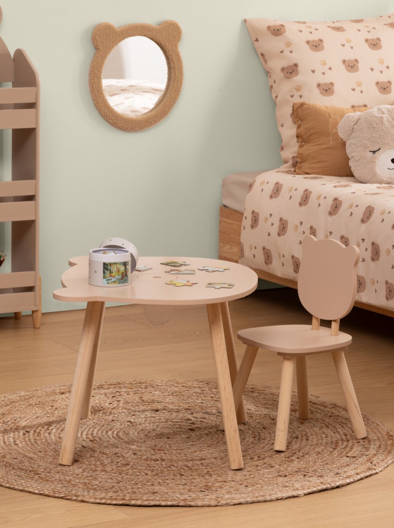 Sedia per bambini con schienale a forma di orsetto Marrone chiaro - Kiabi