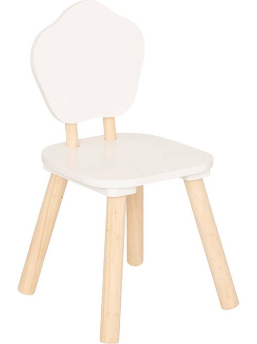 Sedia per bambini douceur bianca l23xp23xh47cm - Kiabi