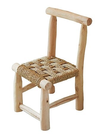 Sedia per bambini in legno japandi