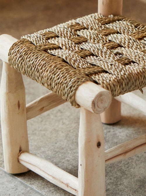 Sedia per bambini in legno Japandi - Kiabi