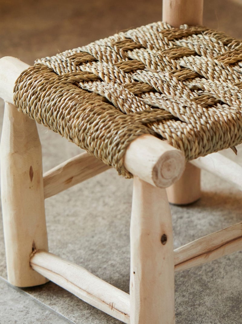Sedia per bambini in legno Japandi Legno naturale - Kiabi