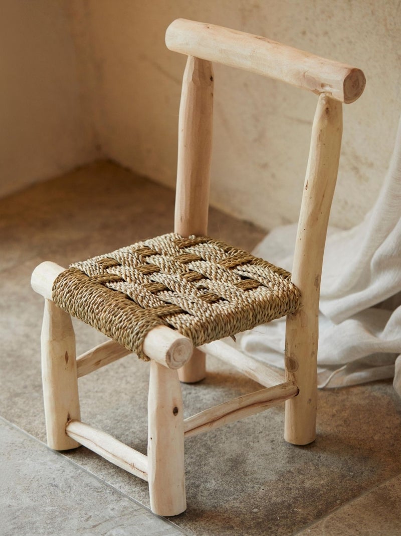 Sedia per bambini in legno Japandi Legno naturale - Kiabi