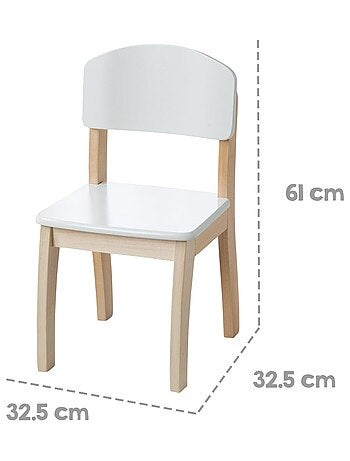 Sedia per bambini in legno multicolore – da 2 a 10 anni "Roba