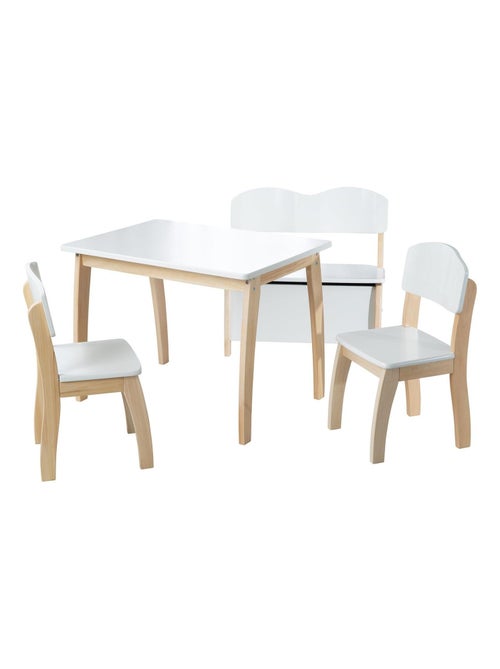 Sedia per bambini in legno laccato bianco – da 2 a 10 anni "Roba" - Kiabi