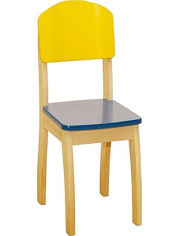Sedia per bambini in legno multicolore – da 2 a 10 anni "Roba