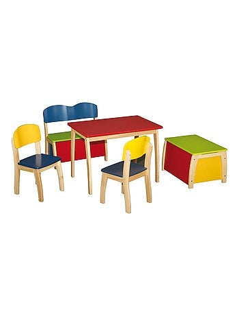 Sedia per bambini in legno multicolore – da 2 a 10 anni "Roba