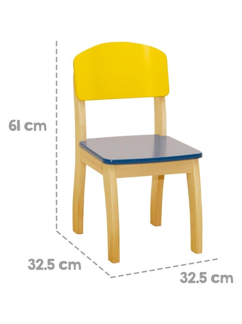 Sedia per bambini in legno multicolore – da 2 a 10 anni "Roba" - Kiabi