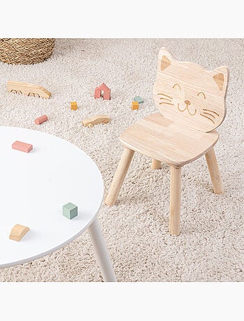 Sedia per gatti per bambini pia hévéa