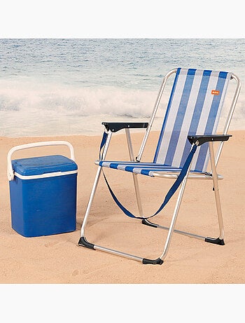 Sedia pieghevole fissa 44x45x76 cm in alluminio sailor aktive